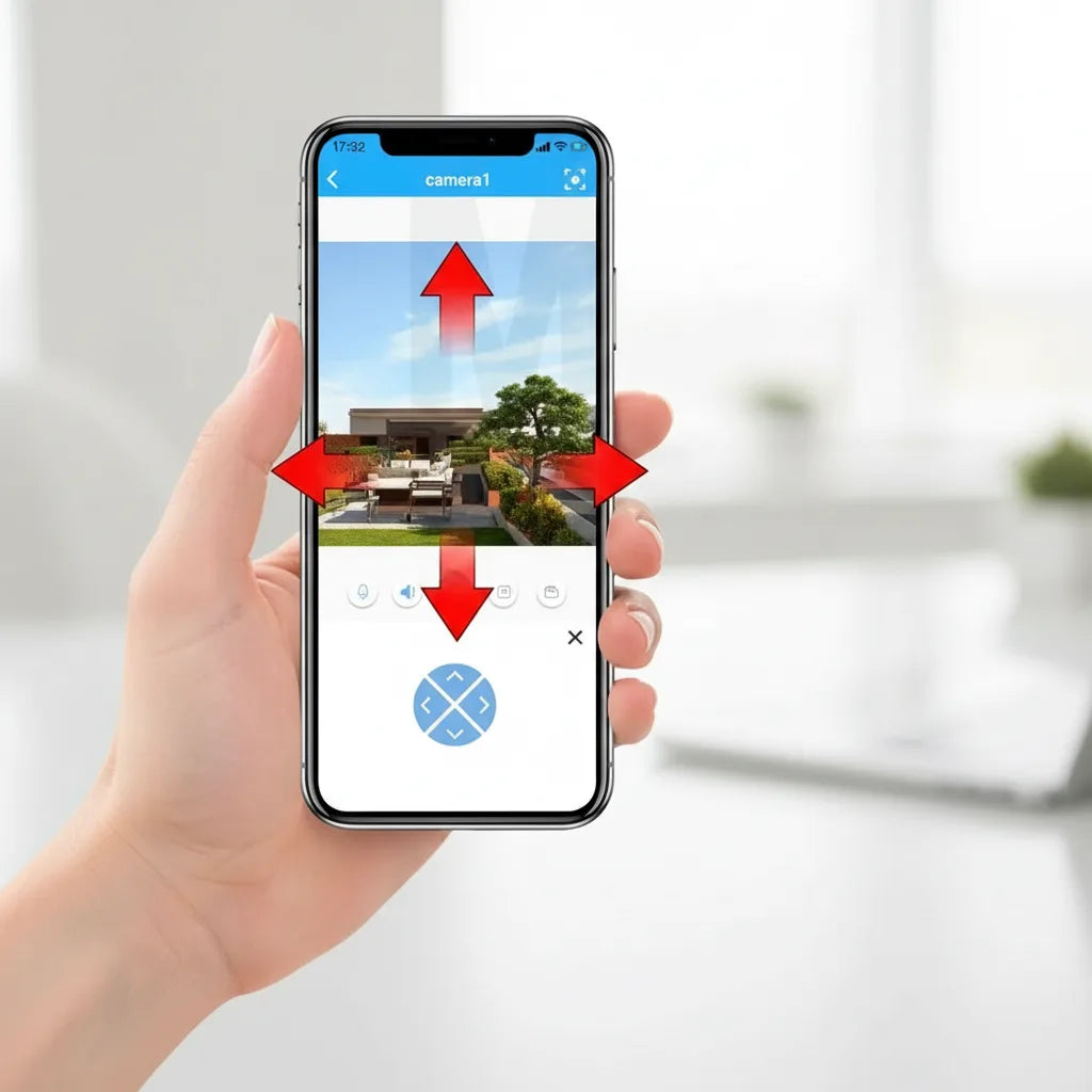 Cámara de Seguridad WiFi Doble Lente con Alarma 4